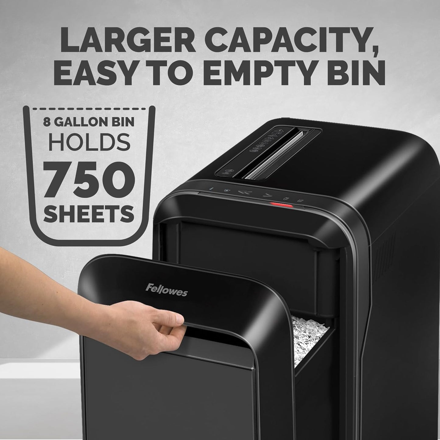 LX22M Powershred Micro Cut 20 Sheet Paper Shredder (Black)