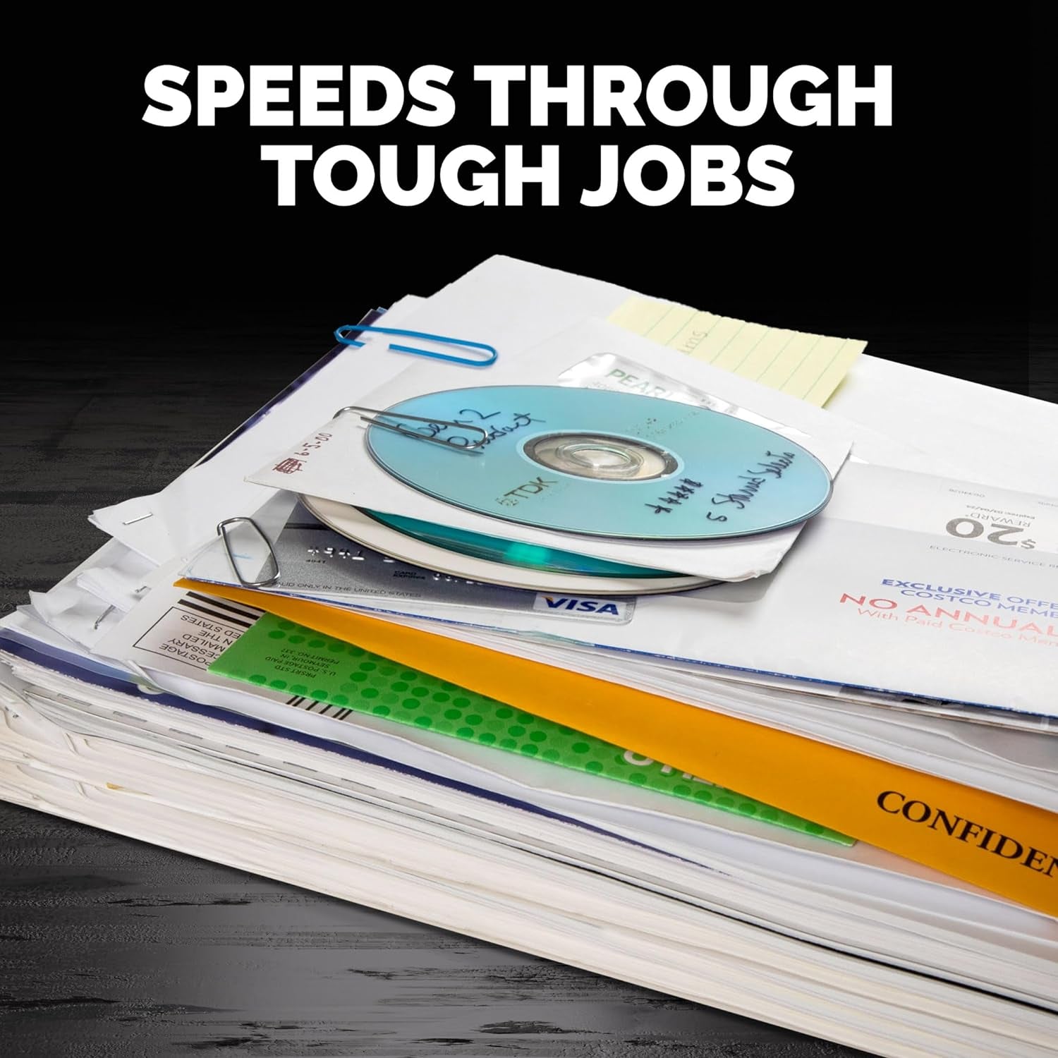 LX22M Powershred Micro Cut 20 Sheet Paper Shredder (Black)